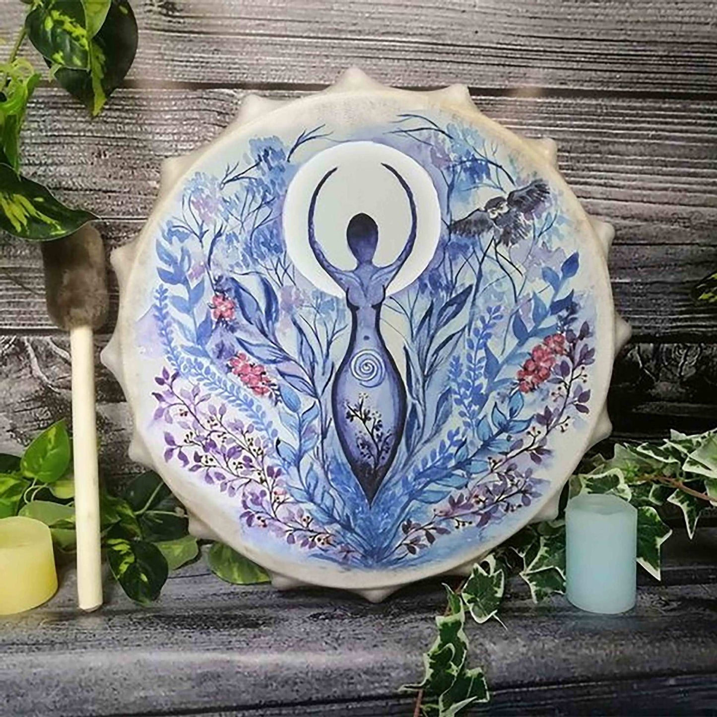 Shaman Drum Tree Of Life Siberian Spirit Music Musical Instrument Handmade Decorative Crafts