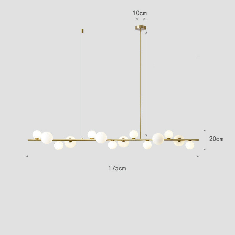Household Nordic Tooling Lengthened Customized Chandelier