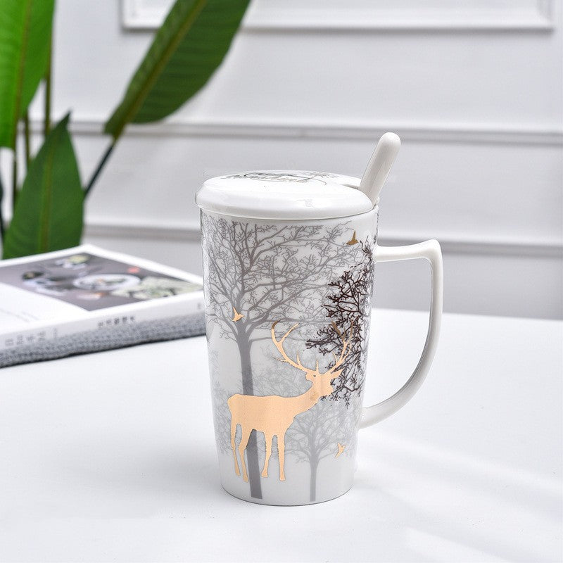 Girl Heart Ceramic Cup Nordic
