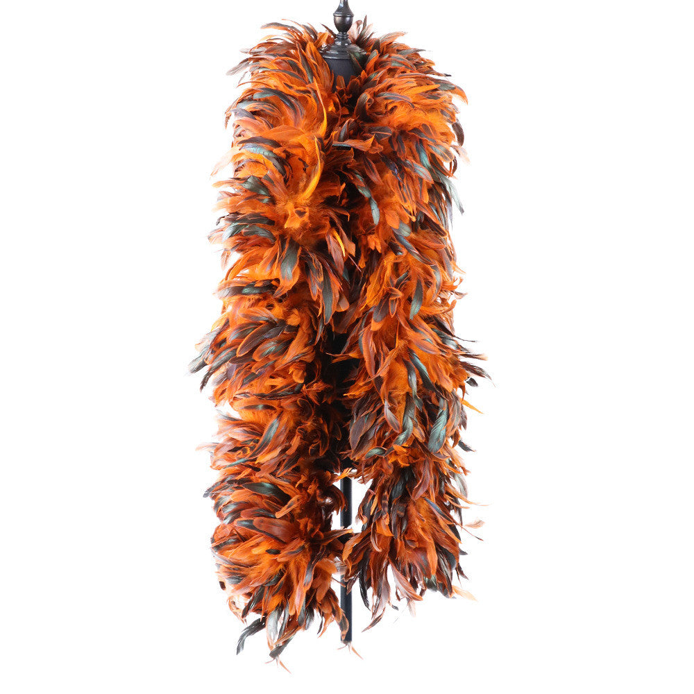 Catwalk Dress Up Colorful Chicken Feather Scarf Props