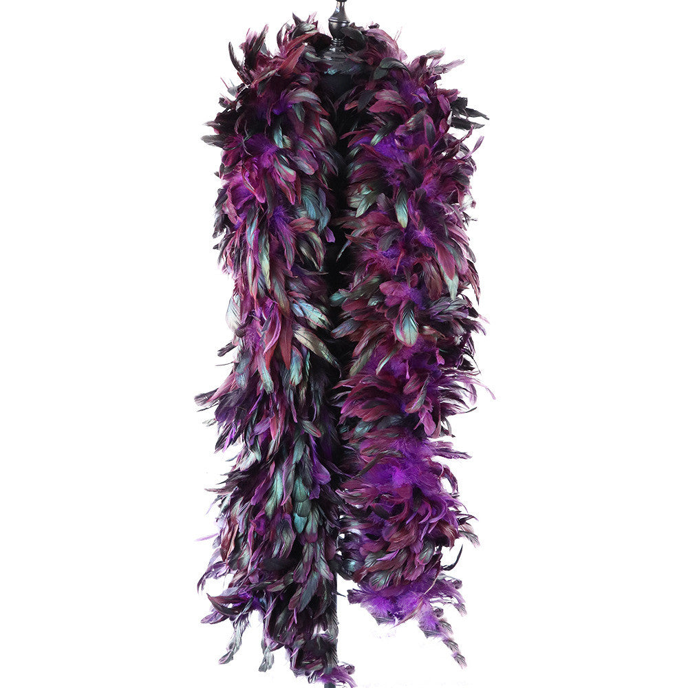 Catwalk Dress Up Colorful Chicken Feather Scarf Props