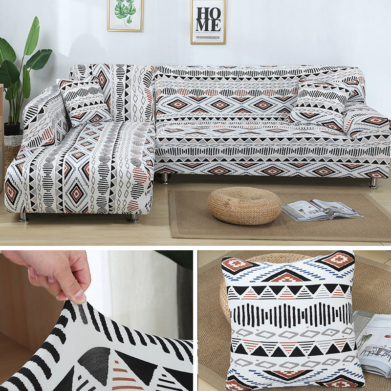 Home Fashion Stretch Print Modular Sofa Cover