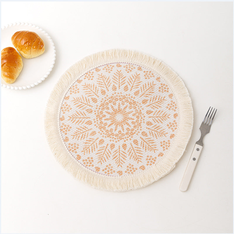 Bohemian Mandala Cotton Placemat Nordic Fabric