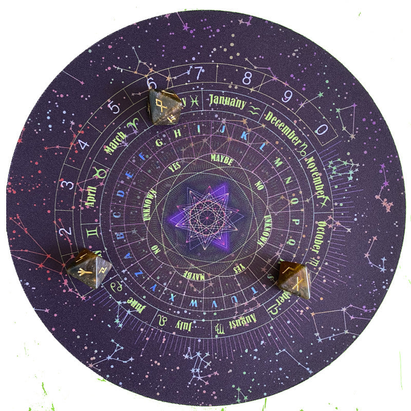Nordic Starry Sky Alphanumeric Rubber Mat