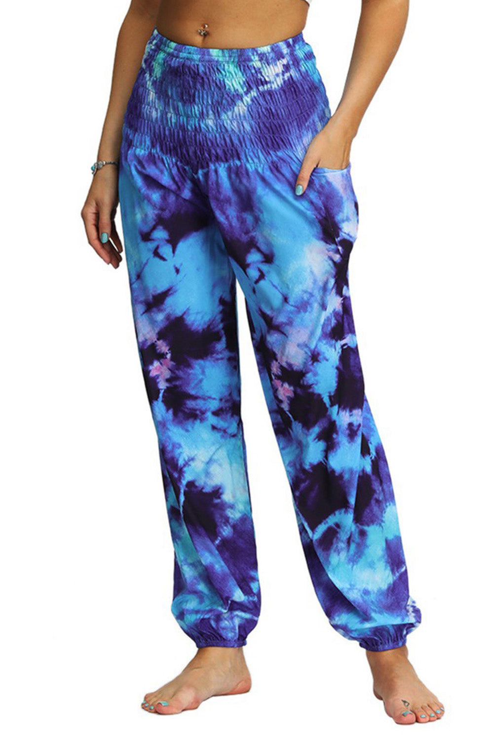 Boho Tie-dye Casual Loose Hippy Harem Pants