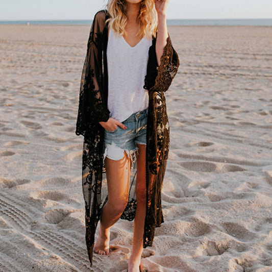 Long Linen Cardigan