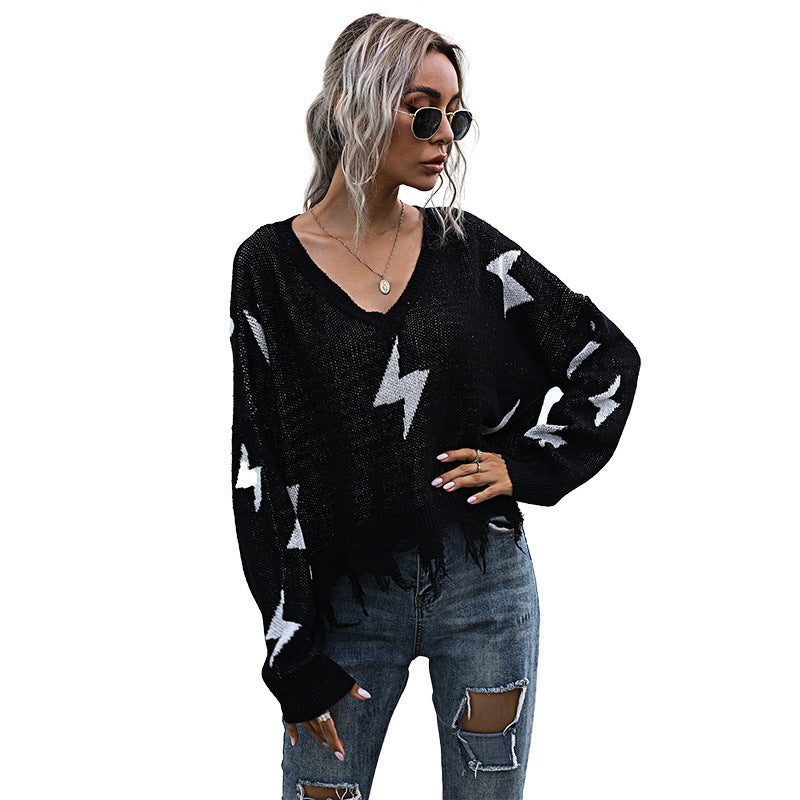Leisure U Neck Long Sleeve Pullover Shirt