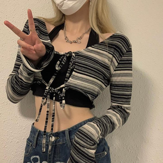 Reversible Top Women's Skinny Long Sleeve