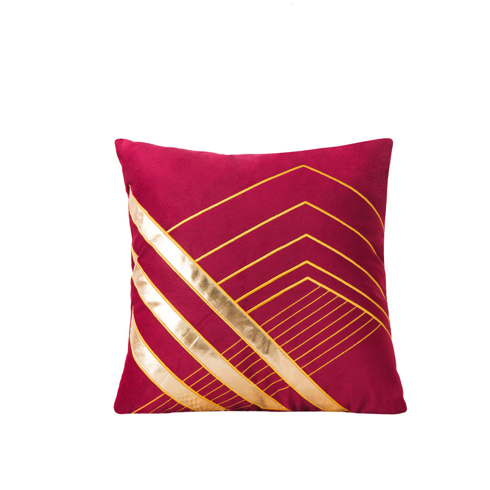 Office Sofa Velvet Pillow Cushion Cover