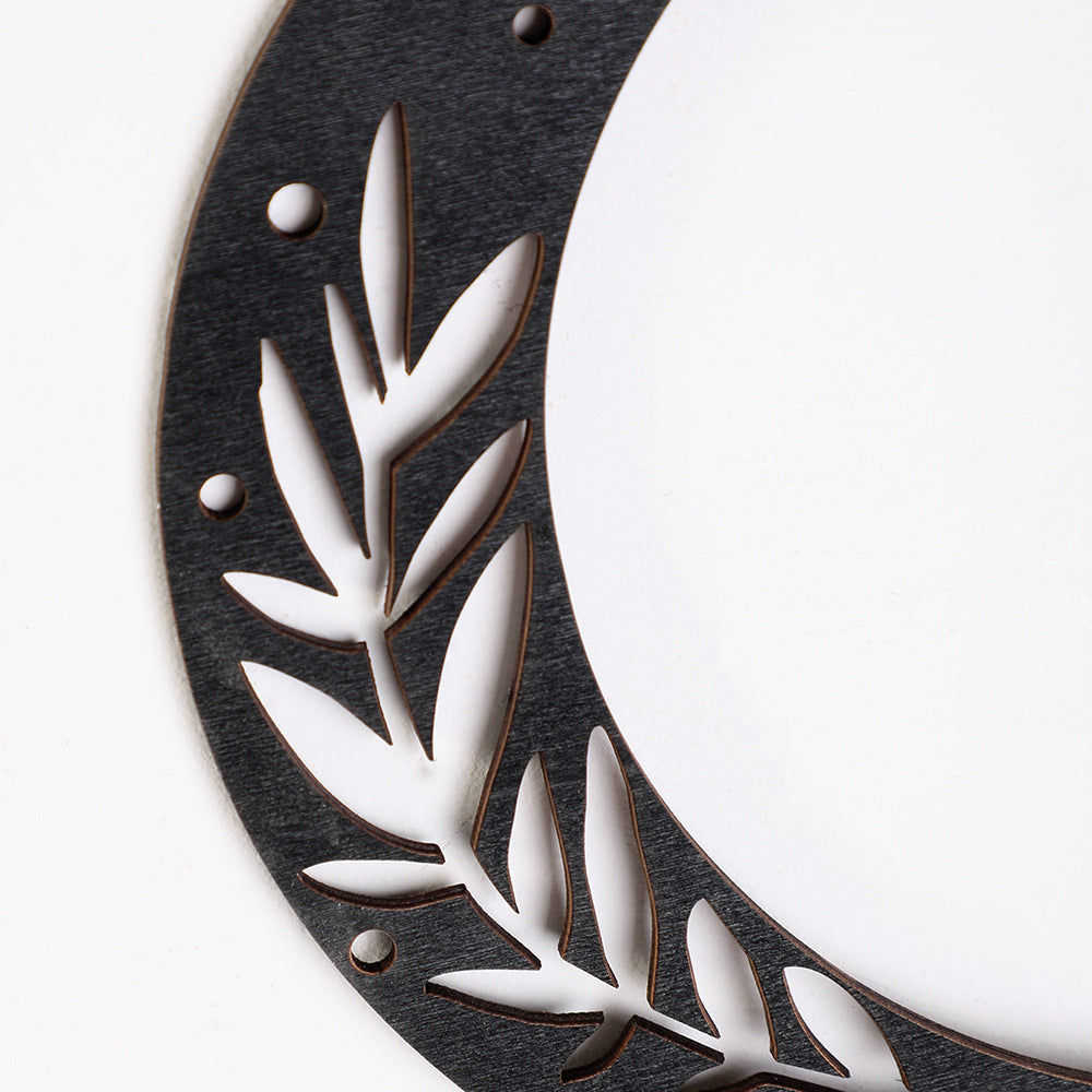 Moon Phase Wall Hanging Decor, Black Boho Moon Phase Garland Hanging Wall Art For Apartment Dorm Office Window Nursery Living Room Bedroom Decorative