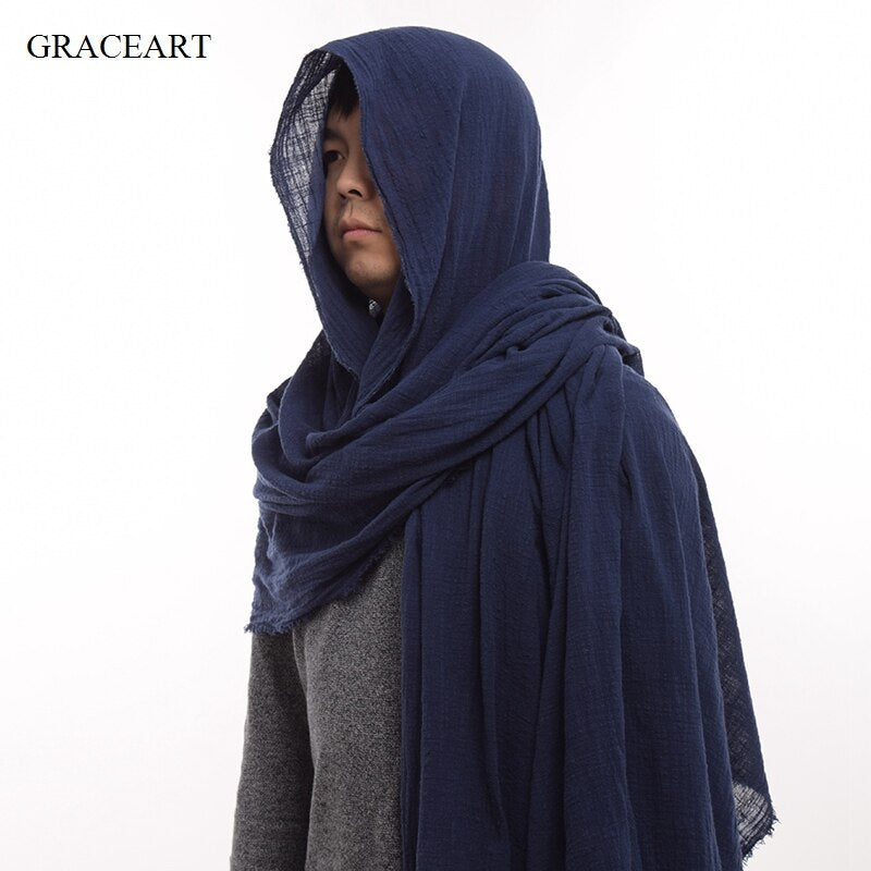 Post Apocalyptic Shawl Shaman Cowl Medieval Costume Hood Cloak Scarf Sash