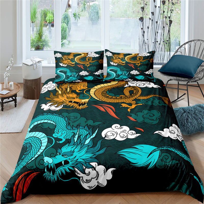 Three-piece Set Of 3D Animal Home Textile Digital Printing Bedding