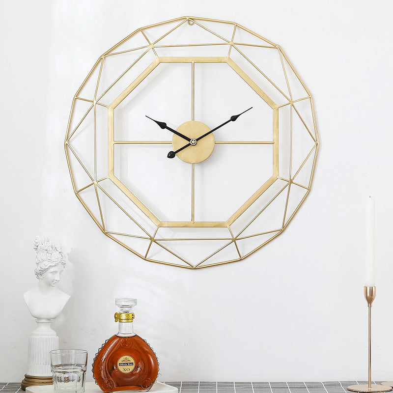 Nordic Luxury Creativity Mute Wall Clock