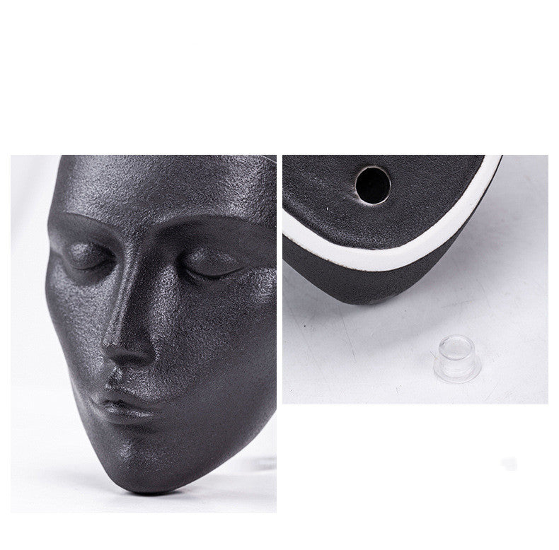 Nordic Simple Wall Mounted Decorative Ceramic Fleshy Flowerpot