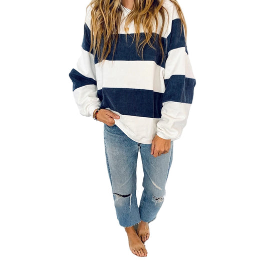 Corduroy Panel Loose Top