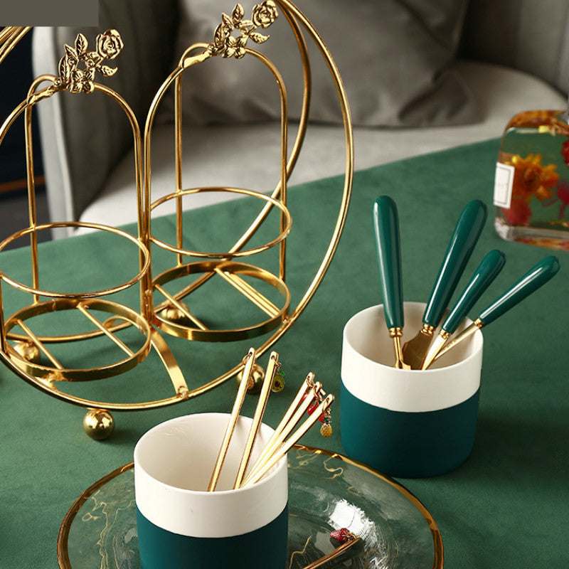 Fruit Insert Ins Nordic Style Fork Set