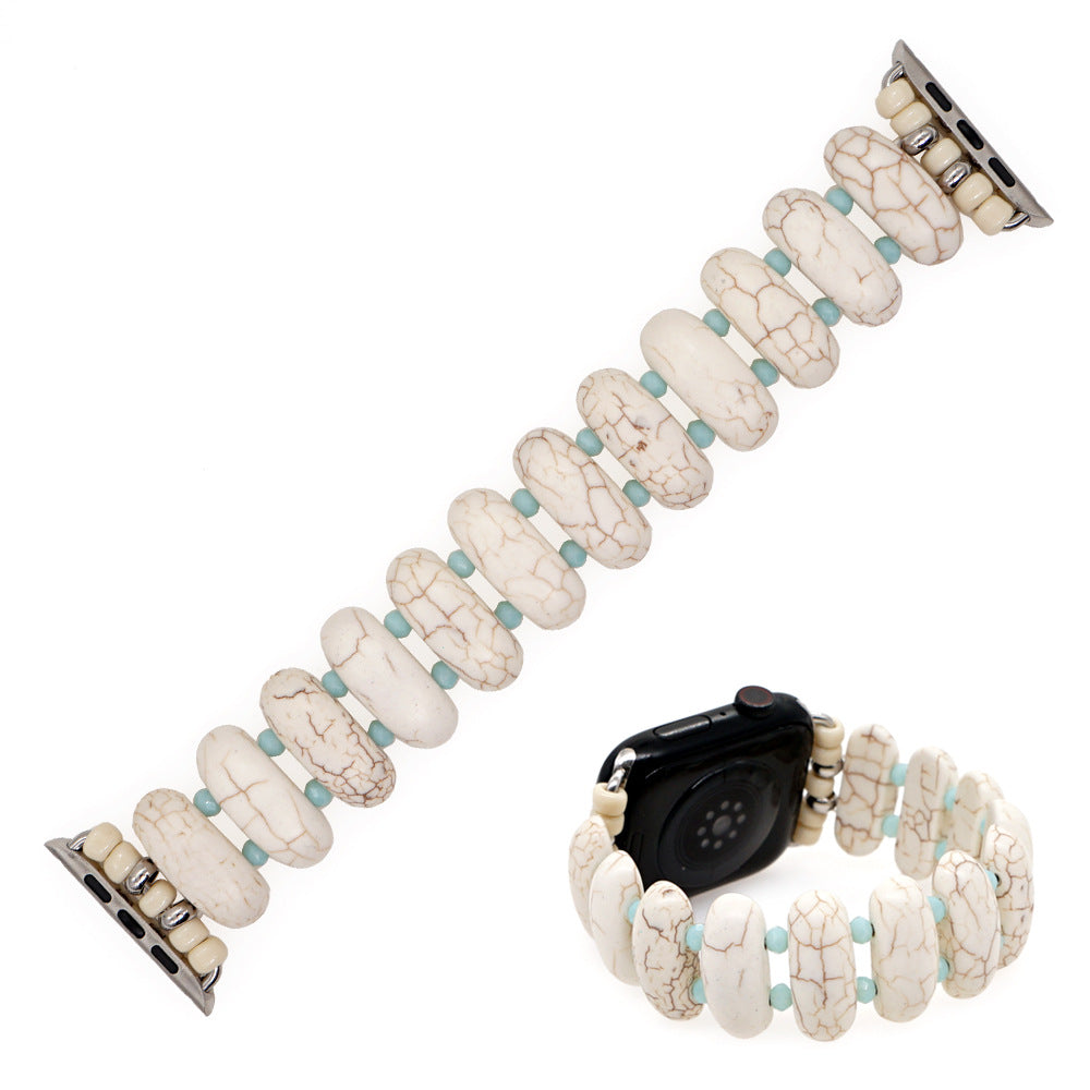Boho Semi-Precious Stone Statement Beaded Strap