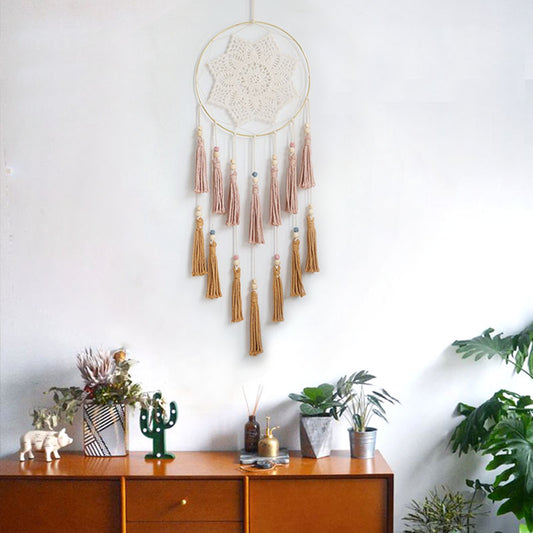 Nordic Style Dream Catcher Hand Woven Tapestry