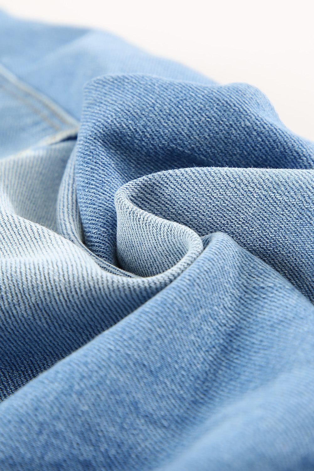 Dark Blue Mid Rise Button Front Flare Denim
