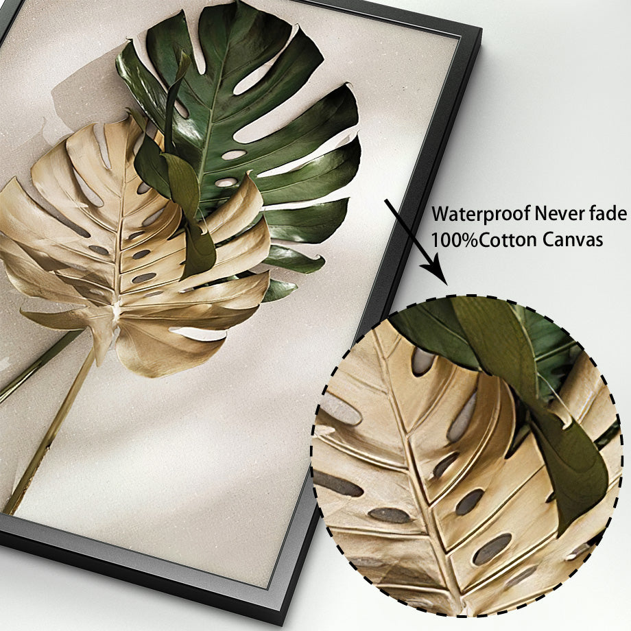 Nordic Tropical Green Plants Posters And