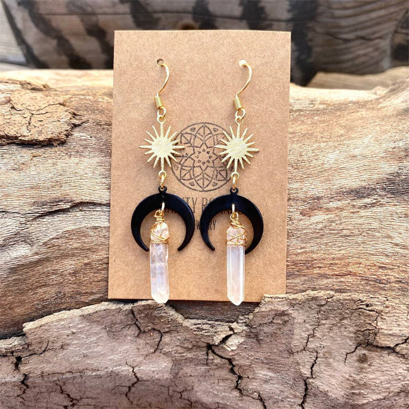 Women's Boho Crystal Alloy Quartz Earrings