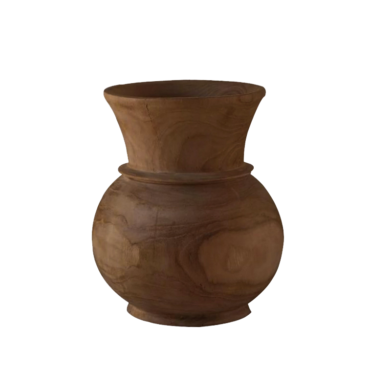 Creative Retro Wooden Vase Nordic
