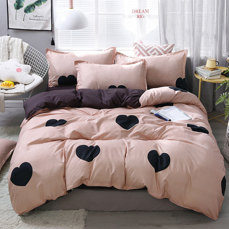 Fashion Household Simple Printing Polyester Bedding