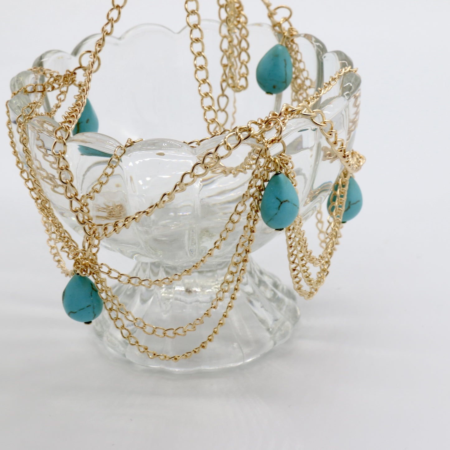 Bohemian Ethnic Style Turquoise Tassel Headband