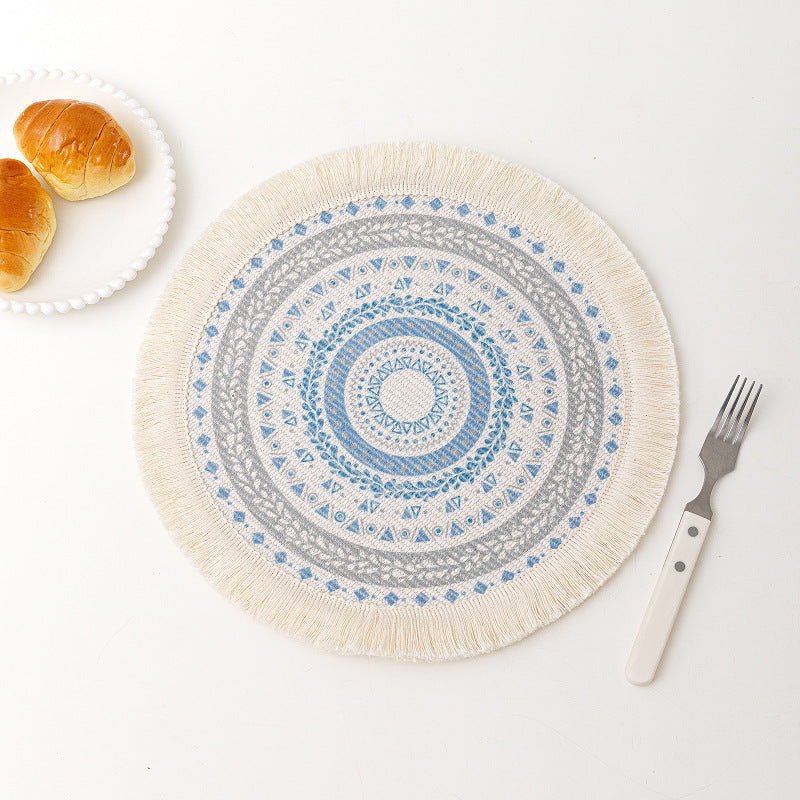 Bohemian Mandala Cotton Placemat Nordic Fabric