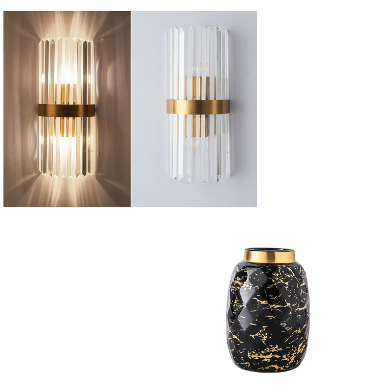 Nordic Simple Aisle Corridor With Bedside Lamp