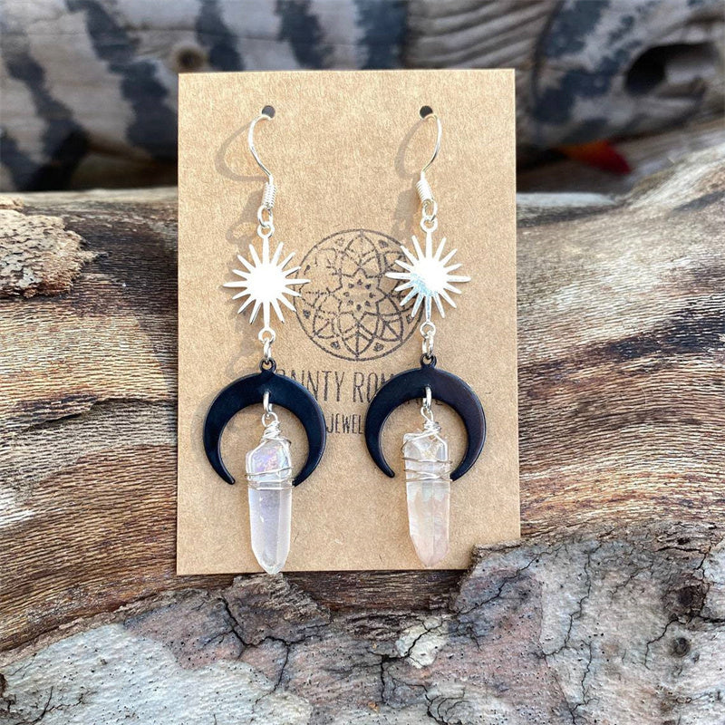 Women's Boho Crystal Alloy Quartz Earrings