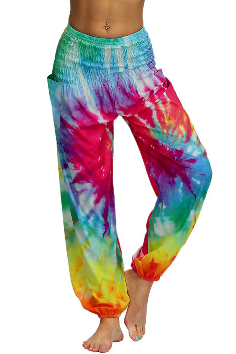 Boho Tie-dye Casual Loose Hippy Harem Pants
