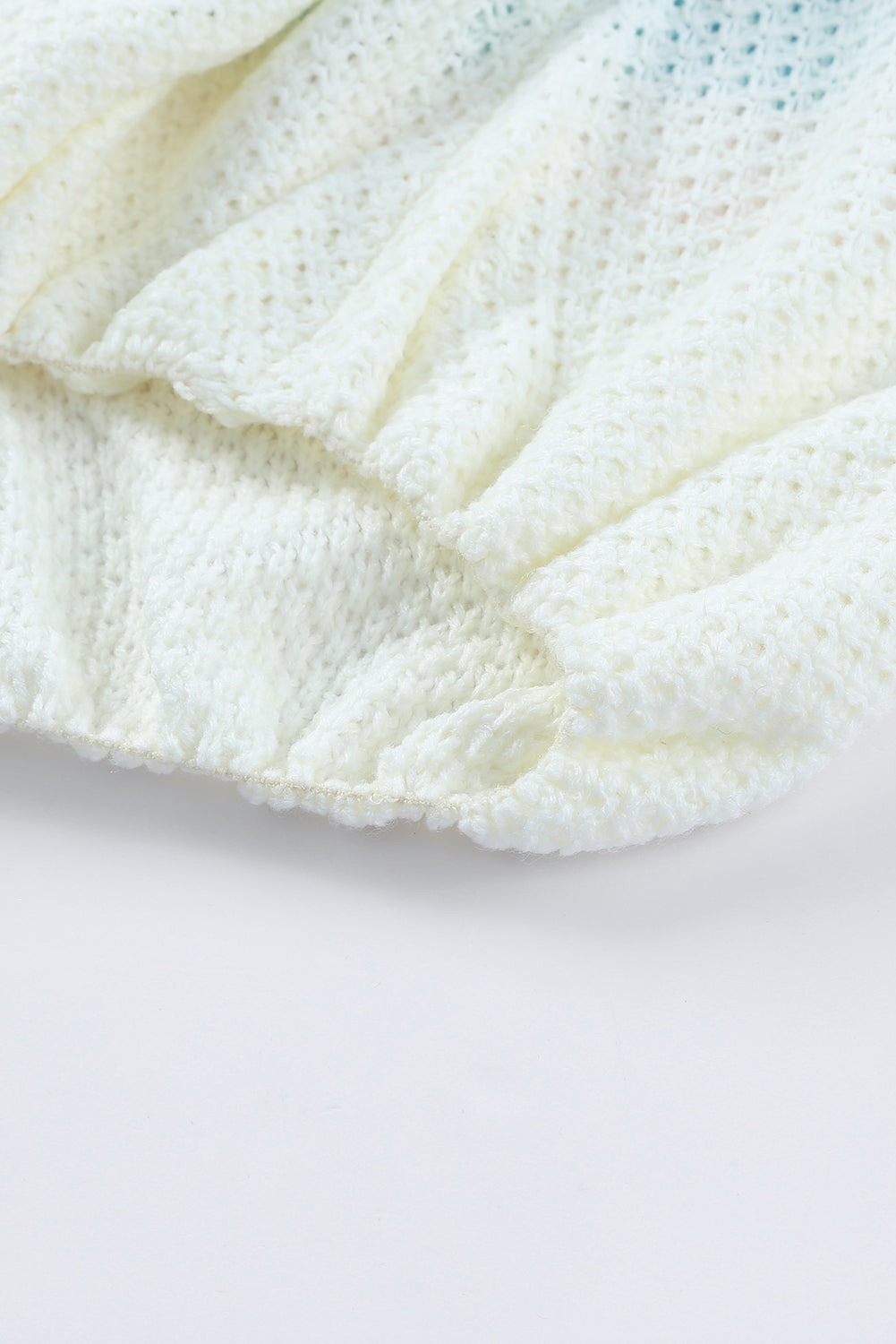 Striped Pattern Texture Knit Sweater