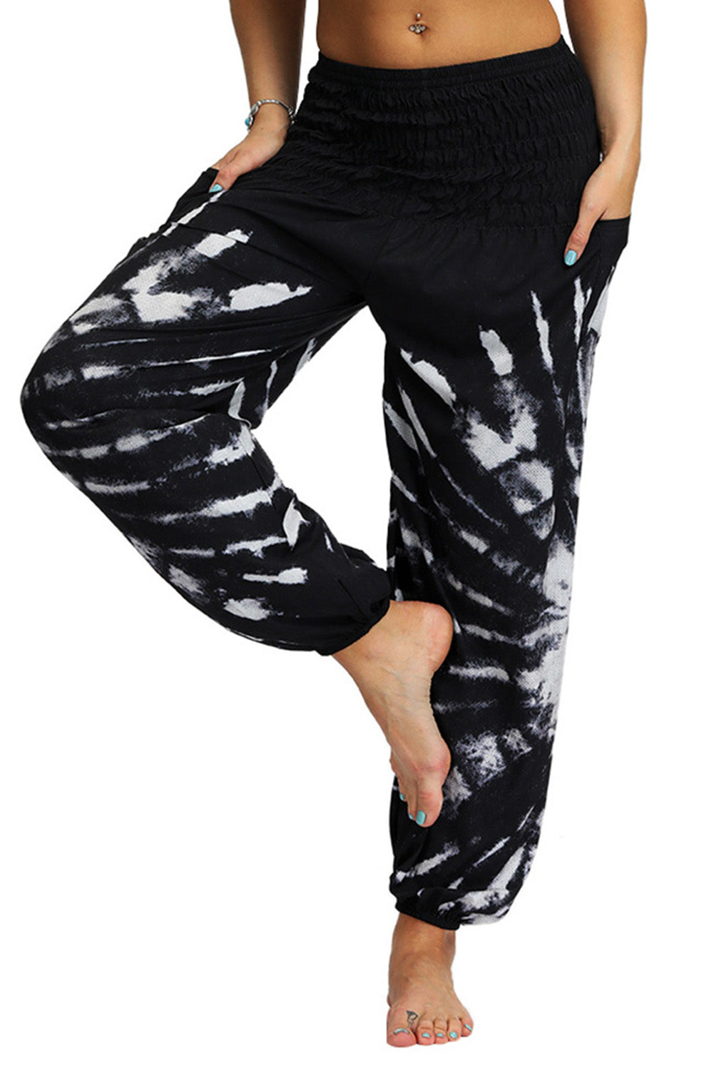 Boho Tie-dye Casual Loose Hippy Harem Pants