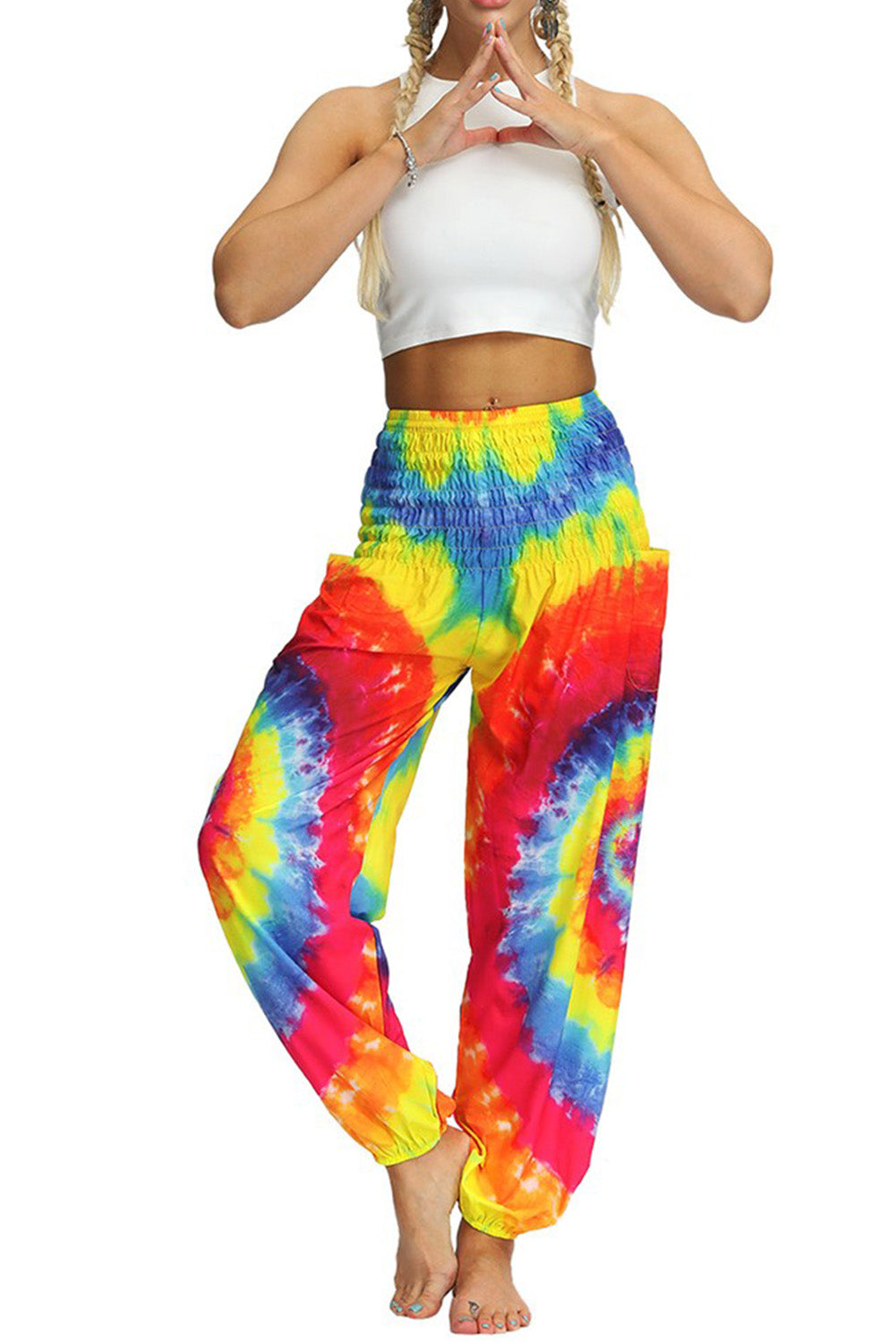 Boho Tie-dye Casual Loose Hippy Harem Pants