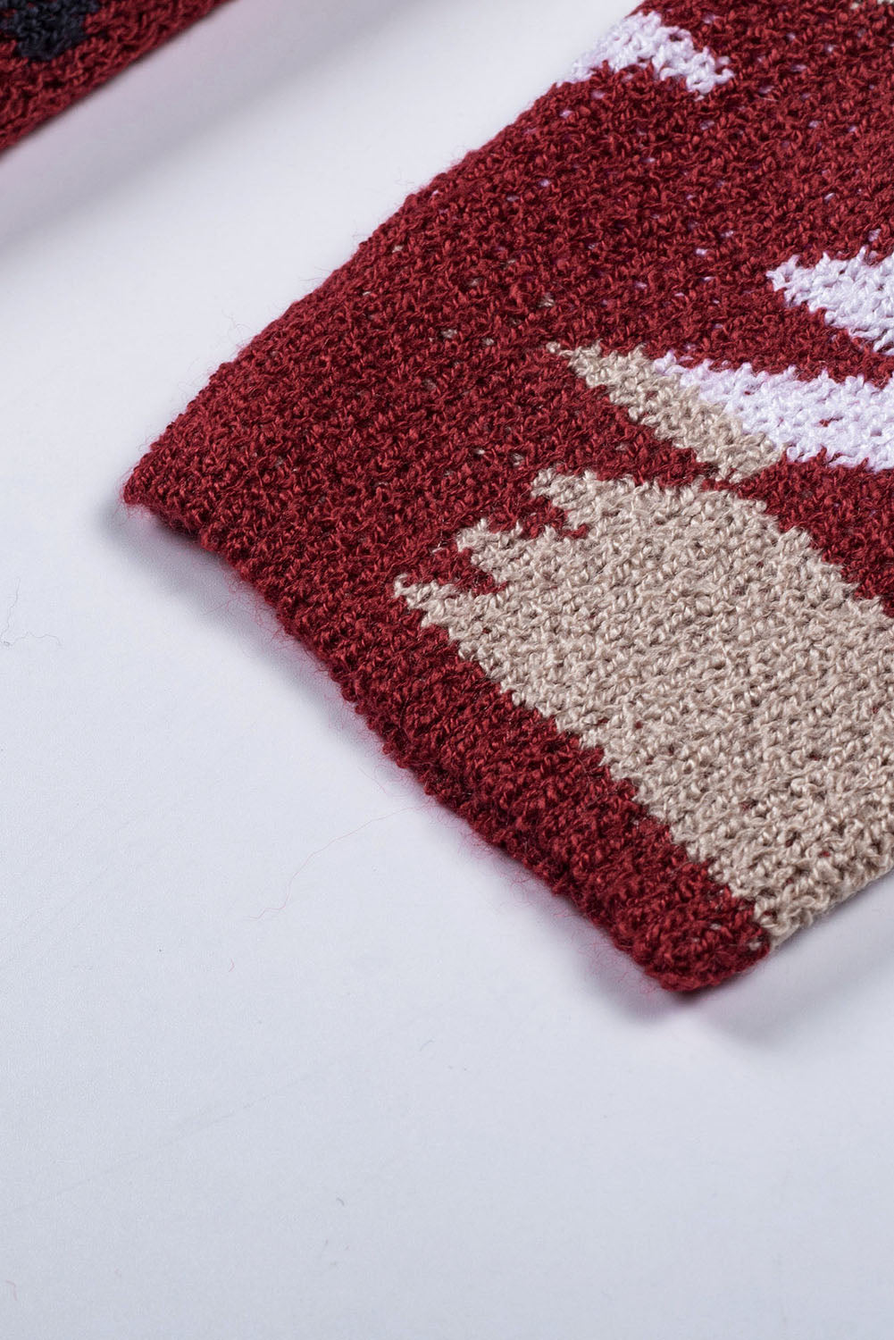 Moraga Pocketed Aztec Cardigan