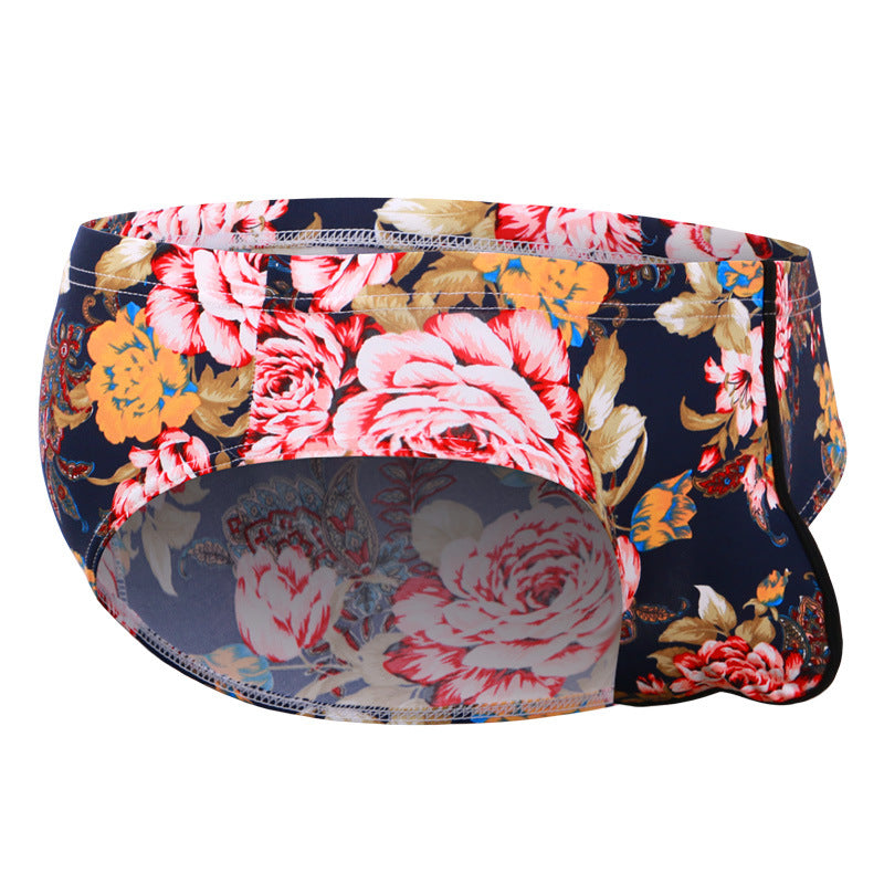 Mesh Will Panties Men's Briefs Traceless Ice Silk Summer