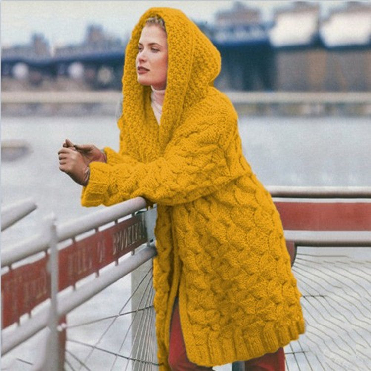 Thick wild hooded sweater