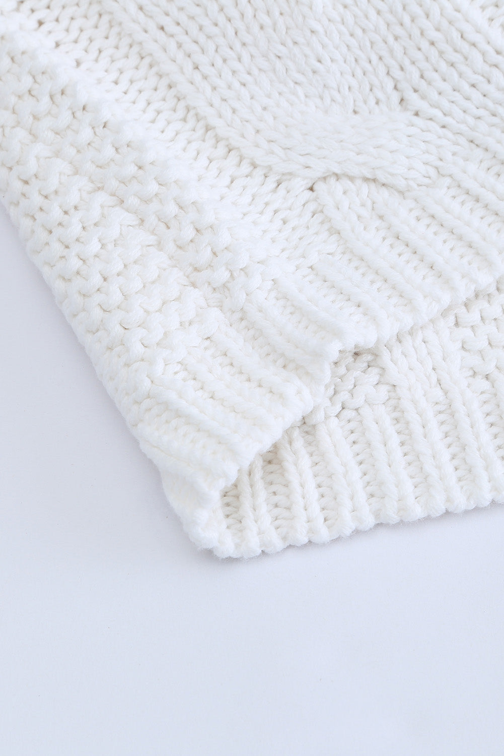 Color Block Drop Shoulder Oversize Sweater