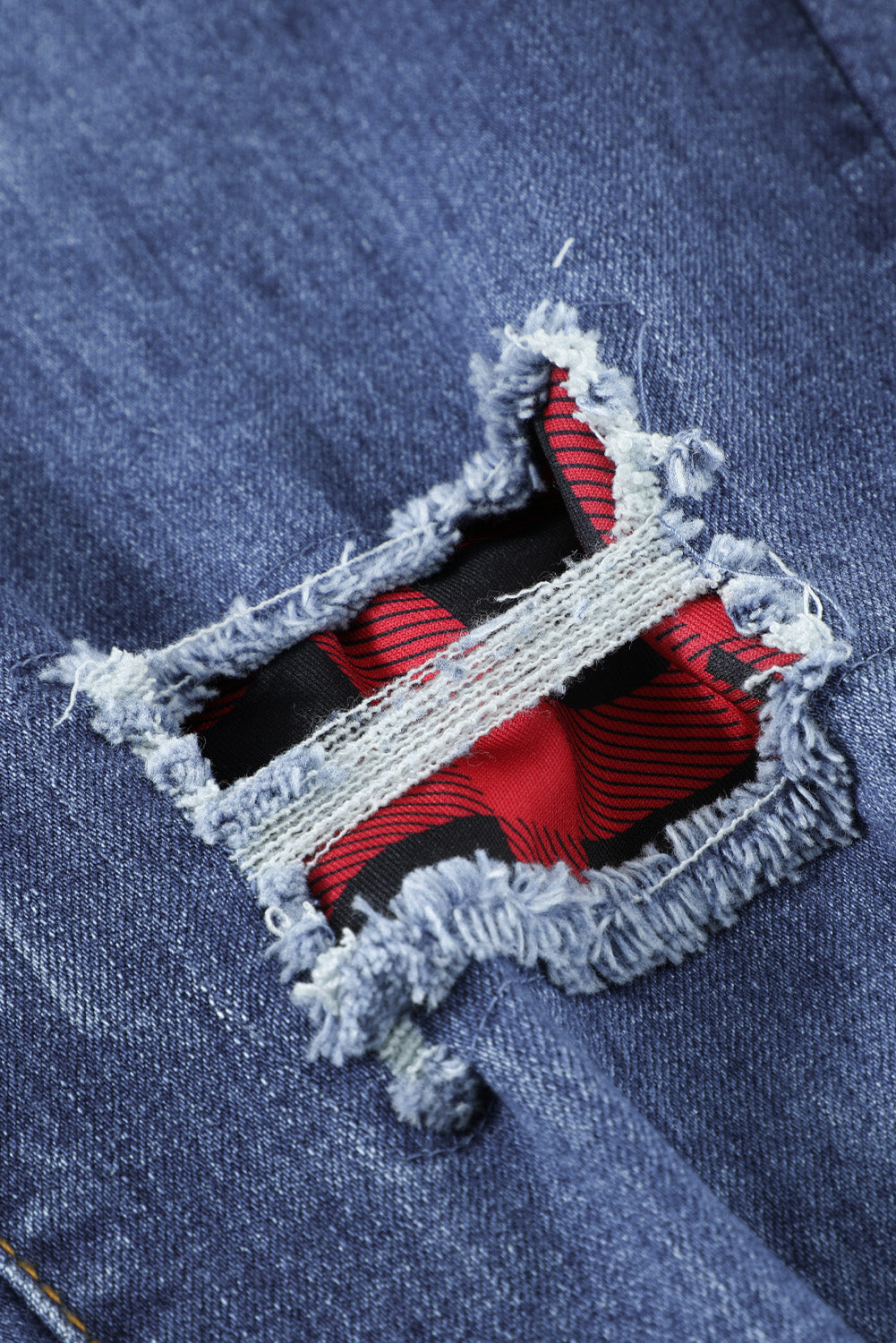 Floral Patch Destroyed Skinny Jeans