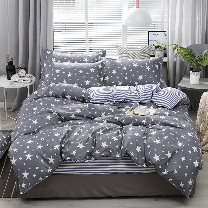 Fashion Household Simple Printing Polyester Bedding