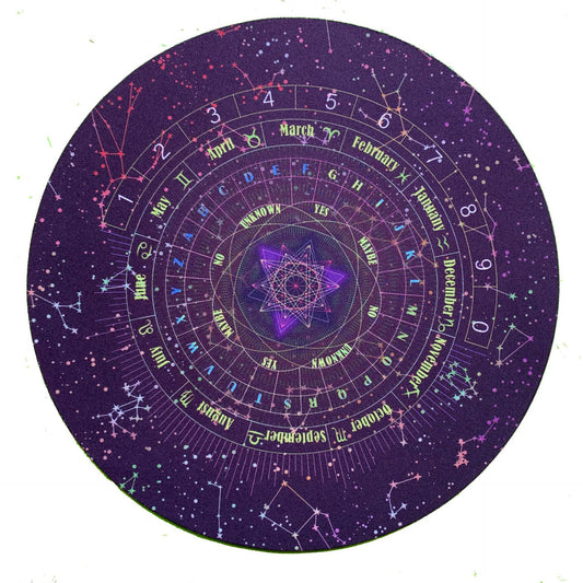 Nordic Starry Sky Alphanumeric Rubber Mat