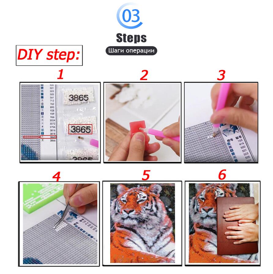 Abstract Diamond Painting Colorful Feather Cross Stitch Square Or Round Embroidery