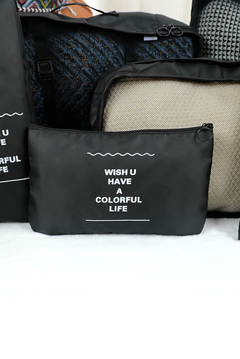 8-piece Waterproof Travel Bag Set