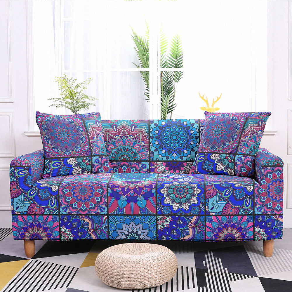Boho Style Sofa All-inclusive Non-slip Elastic Cover