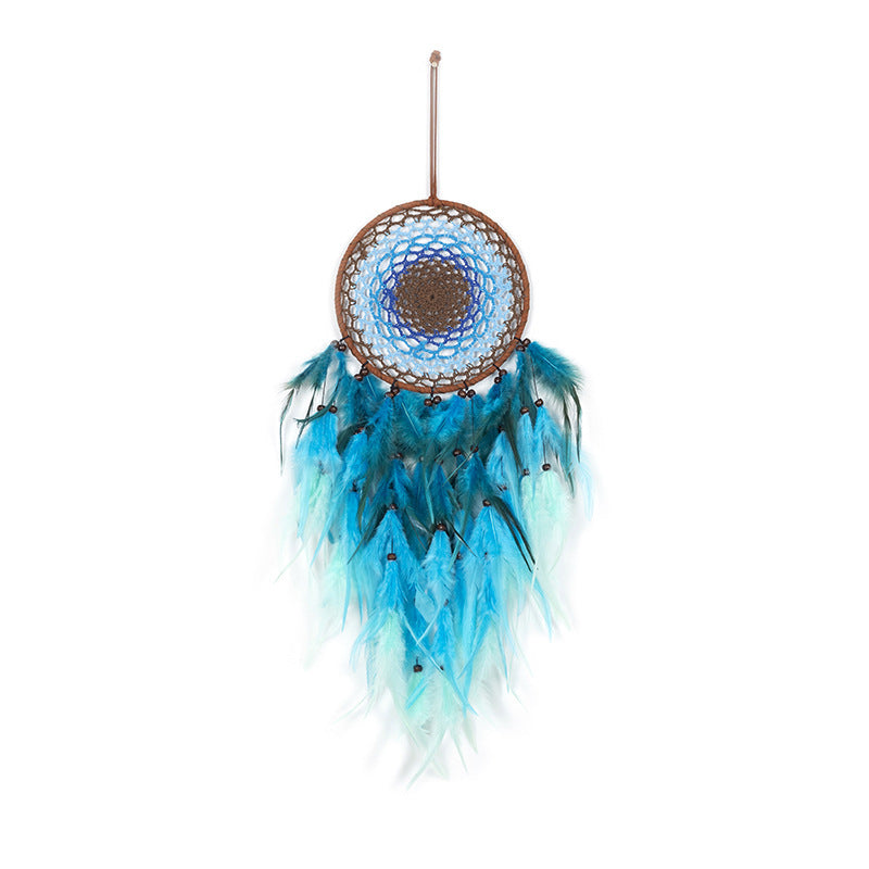 Ins Feather Halloween Wind Dream Catcher Pendant