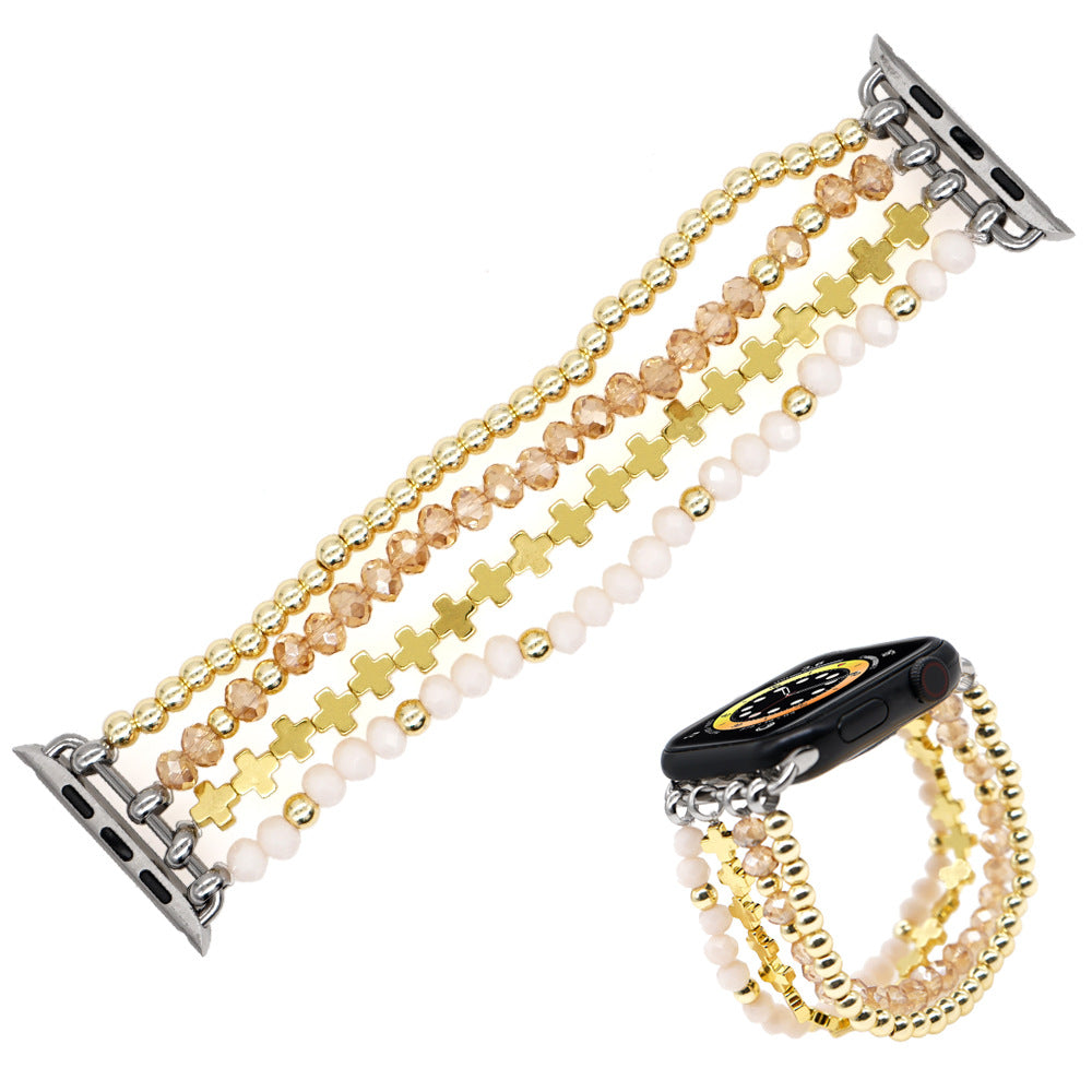 Boho Semi-Precious Stone Statement Beaded Strap