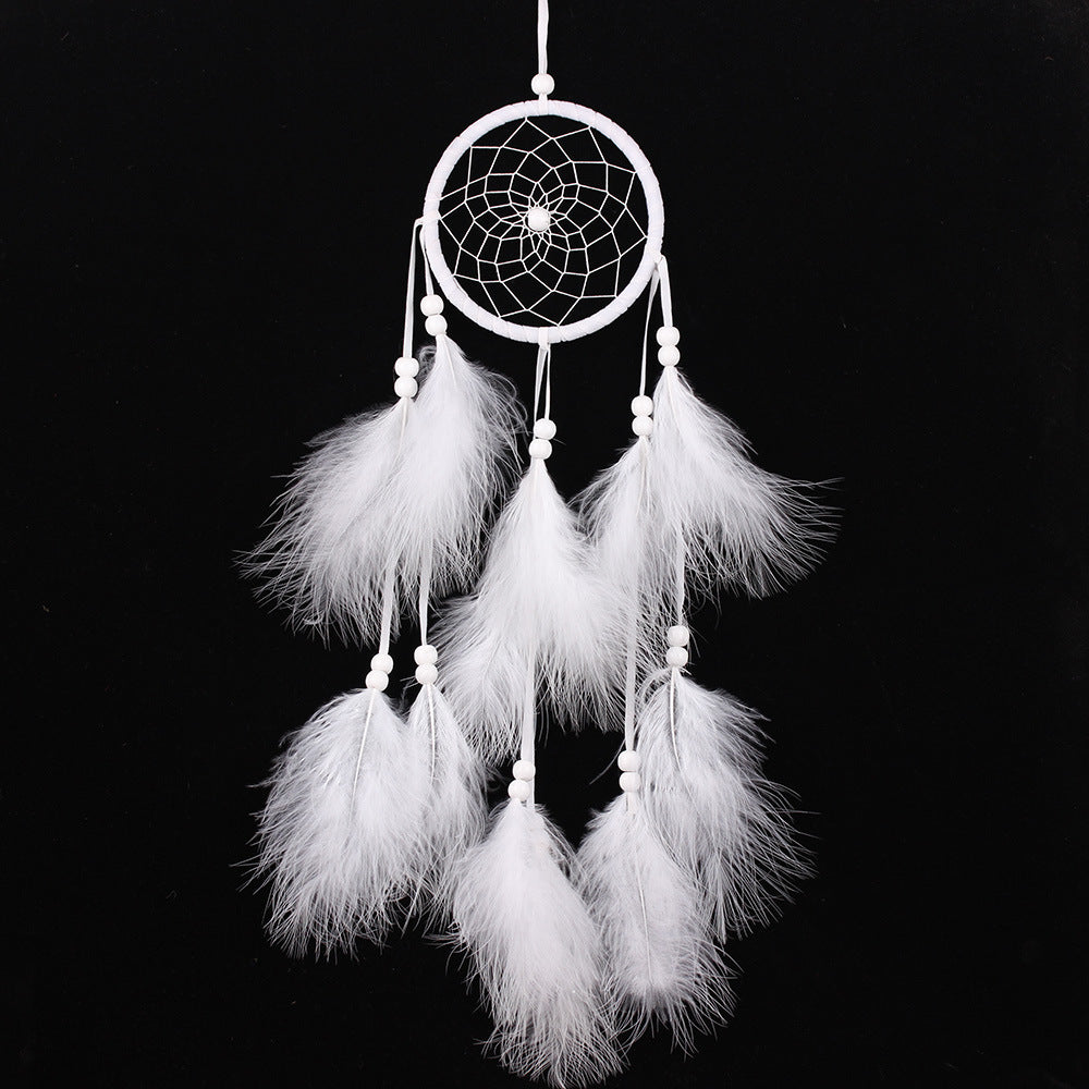 Creative Feather Wind Chimes Ornaments Dreamcatcher