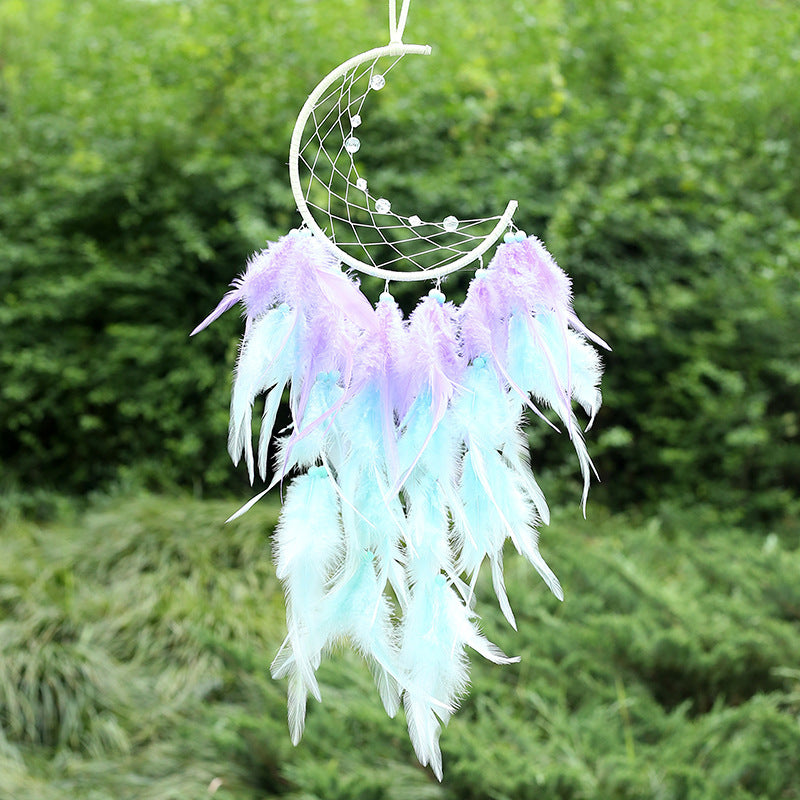 Dream Catcher Ornaments Feather Pendant Wind Chimes