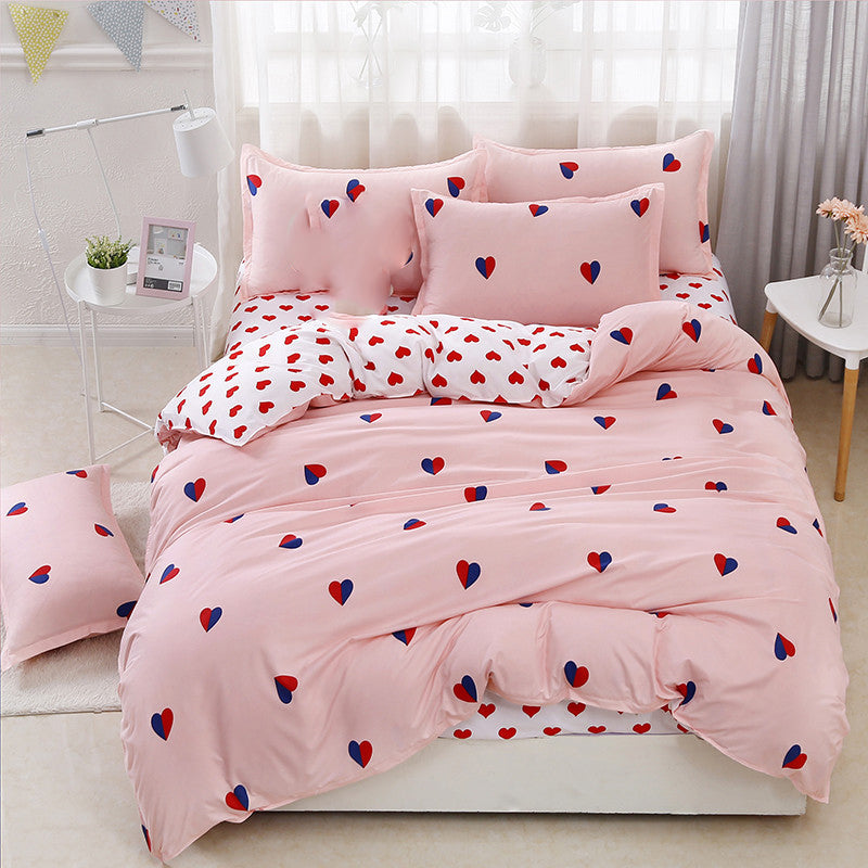 Fashion Household Simple Printing Polyester Bedding